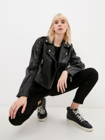 Шкіряна куртка Calvin Klein Jeans модель J20J216264_BEH Фото