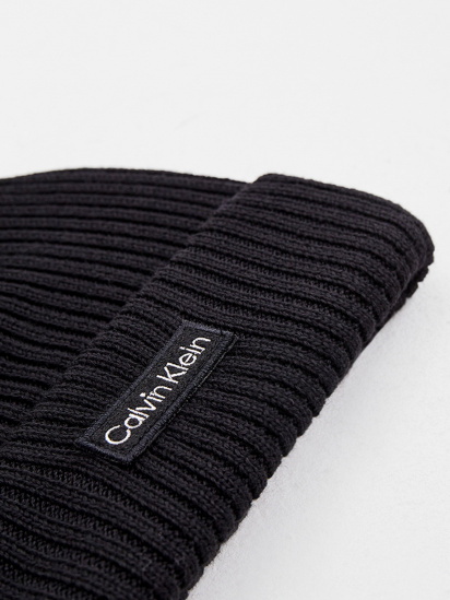 Шапка Calvin Klein Jeans Felt Patch Docker Beanie модель K50K507448_BAX — фото - INTERTOP