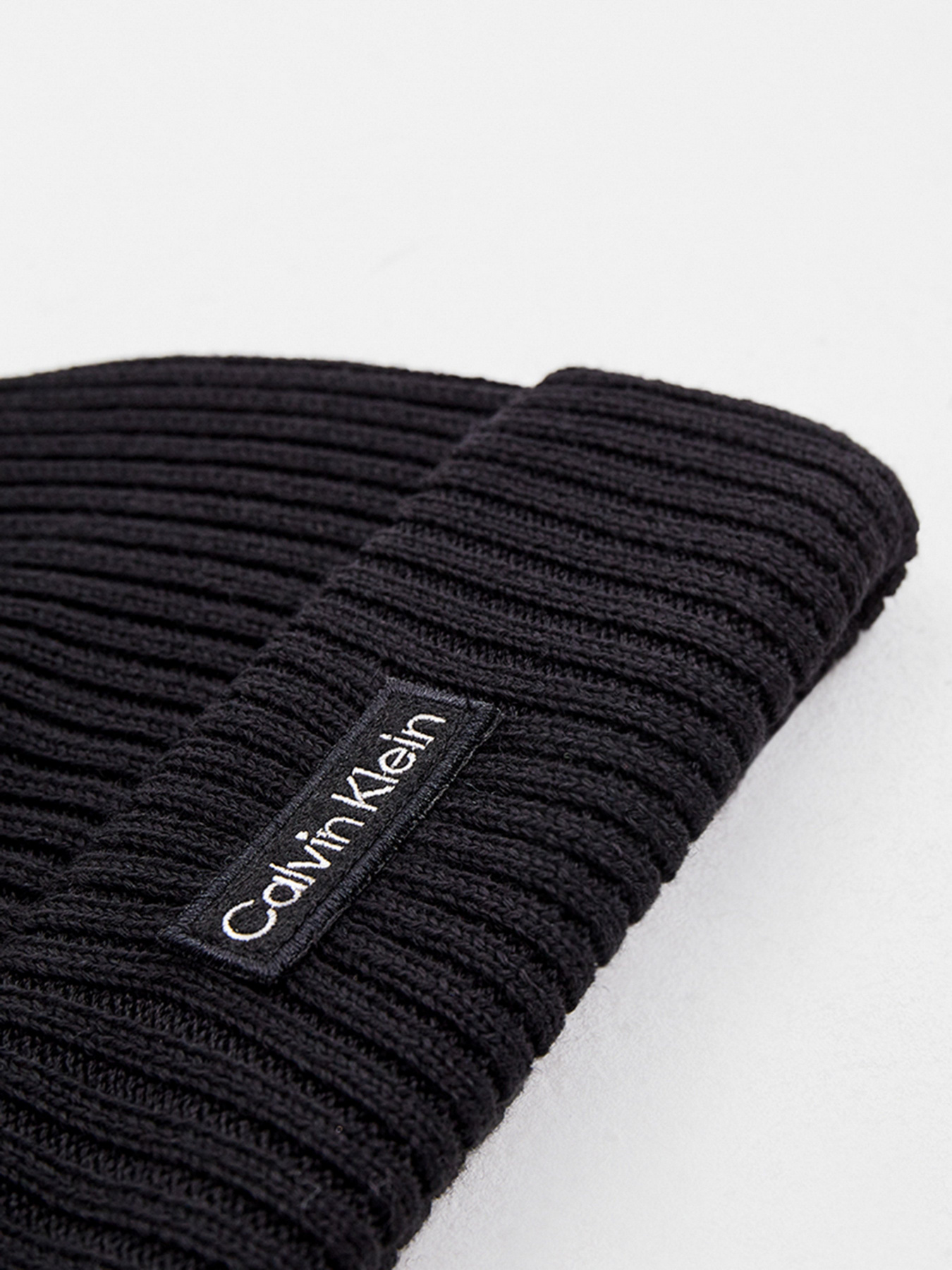 Шапка Calvin Klein Jeans Felt Patch Docker Beanie модель K50K507448_BAX Фото