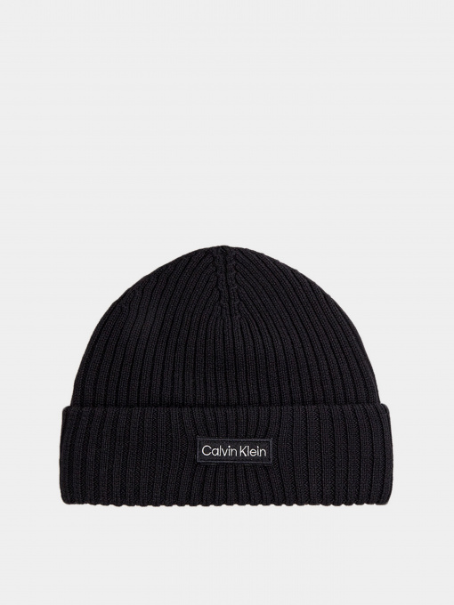 Шапка Calvin Klein Jeans Felt Patch Docker Beanie модель K50K507448_BAX Фото