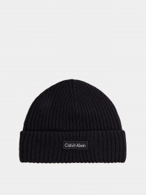 Шапка Calvin Klein Jeans Felt Patch Docker Beanie модель K50K507448_BAX Фото