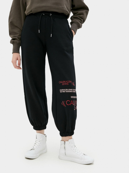 Штаны спортивные Calvin Klein Jeans модель J20J216588_BEH Фото