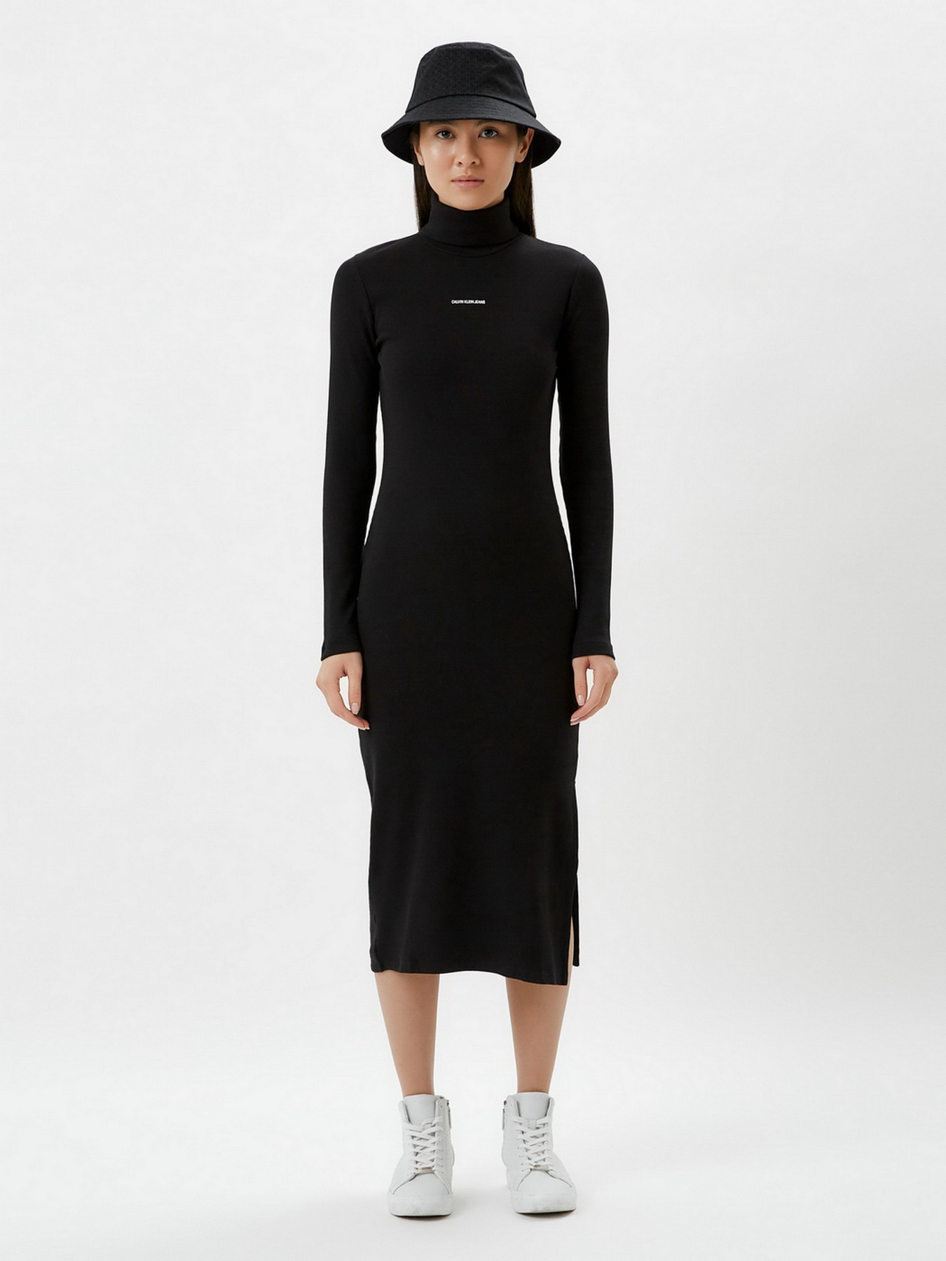 Сукня міді Calvin Klein Jeans Модель J20J216745_BEH Фото