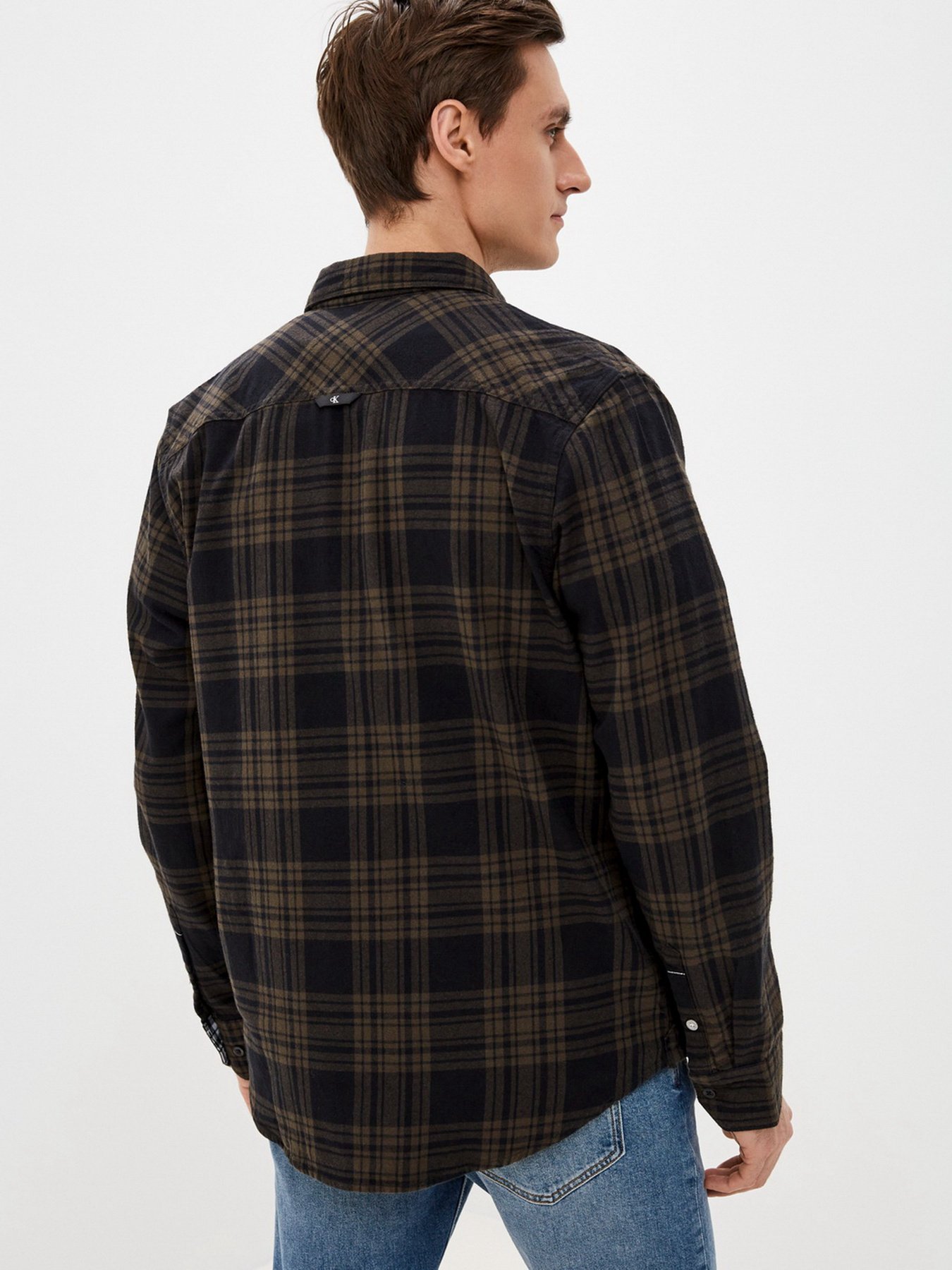 Рубашка повседневная Calvin Klein Jeans модель J30J318629_LBL Фото