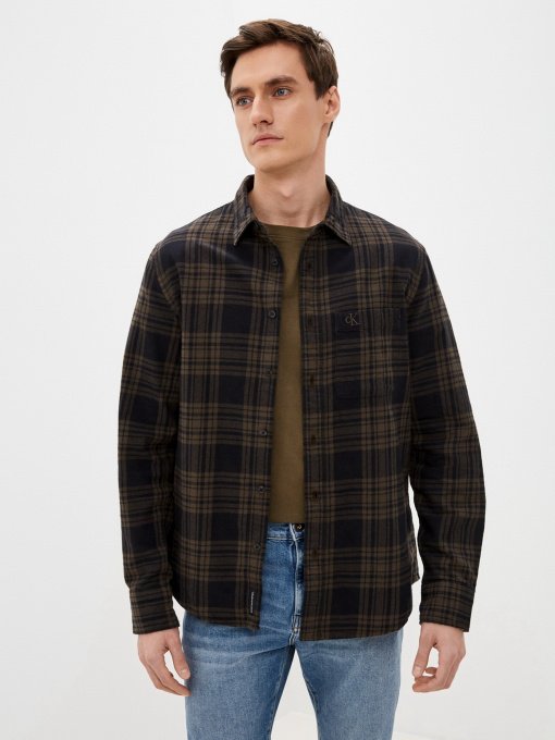 Рубашка повседневная Calvin Klein Jeans модель J30J318629_LBL Фото