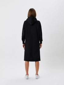 Платье миди Calvin Klein Jeans Side Repeat Logo Hoodie Dress модель J20J217915_BEH Фото