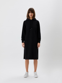 Платье миди Calvin Klein Jeans Side Repeat Logo Hoodie Dress модель J20J217915_BEH Фото