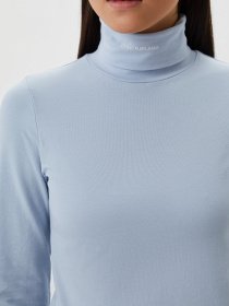 Водолазка Calvin Klein Jeans Micro Branding Ls Roll Neck модель J20J216784_C1U Фото