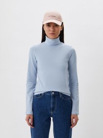 Водолазка Calvin Klein Jeans Micro Branding Ls Roll Neck модель J20J216784_C1U Фото