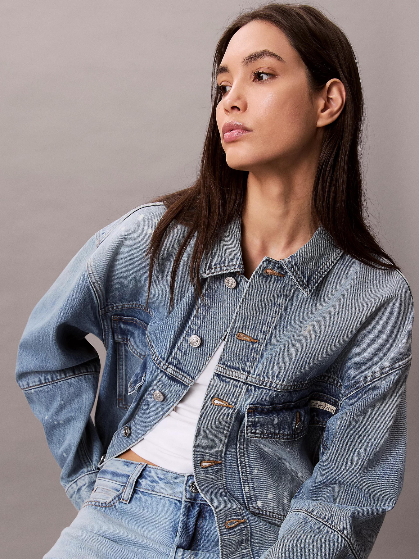 Джинсовая куртка Calvin Klein Jeans модель LV047C730G-X0N Фото