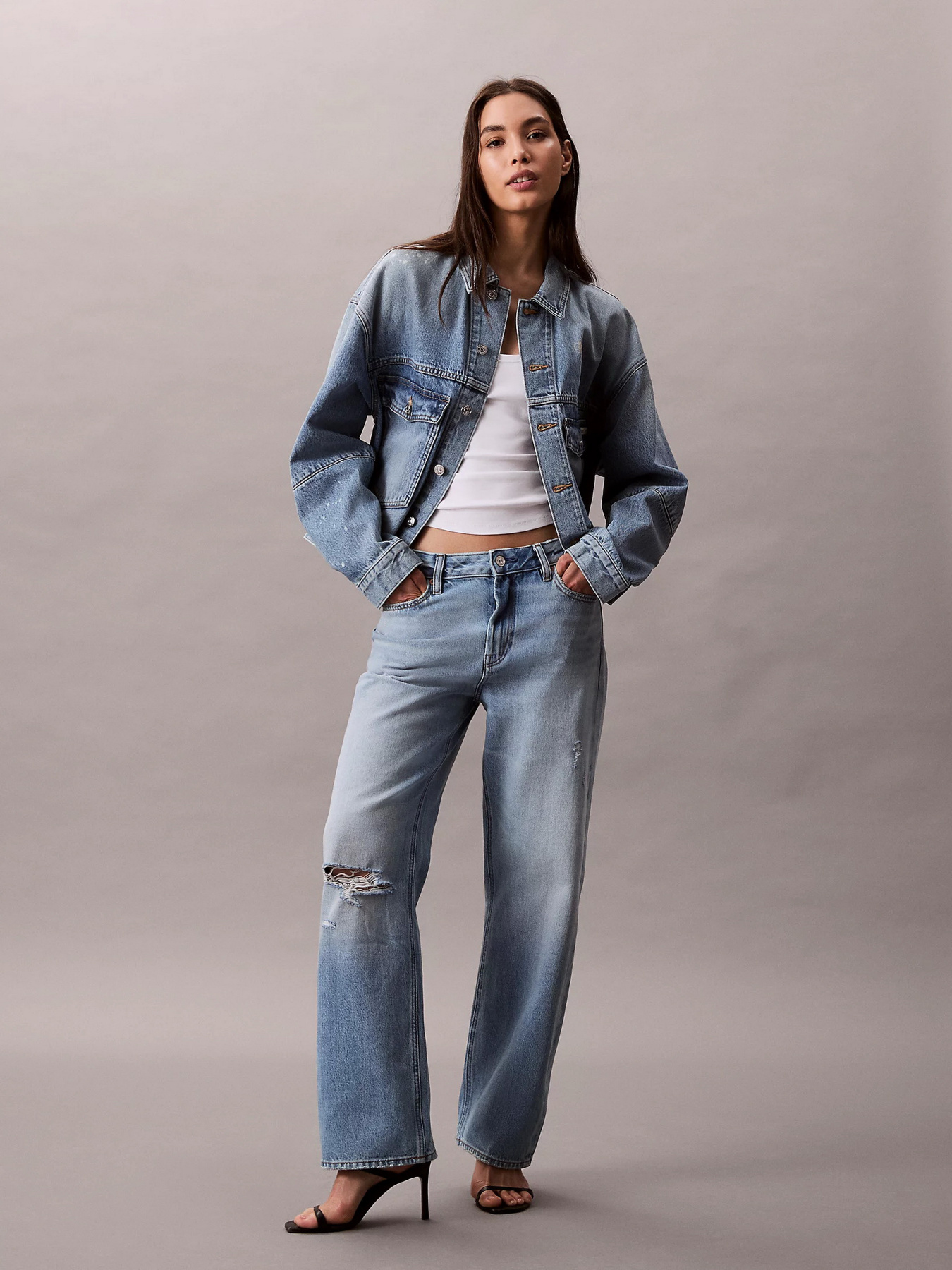 Джинсовая куртка Calvin Klein Jeans модель LV047C730G-X0N Фото