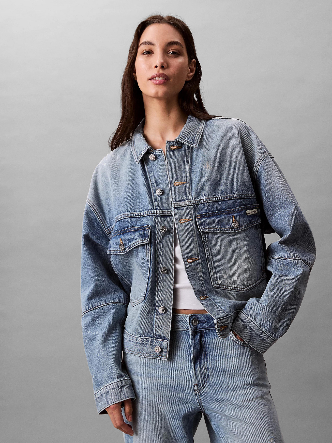 Джинсовая куртка Calvin Klein Jeans модель LV047C730G-X0N Фото