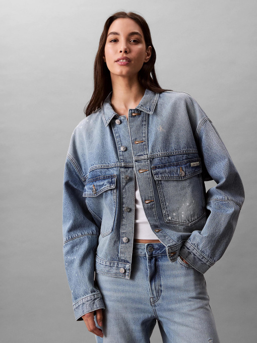 Джинсовая куртка Calvin Klein Jeans модель LV047C730G-X0N Фото