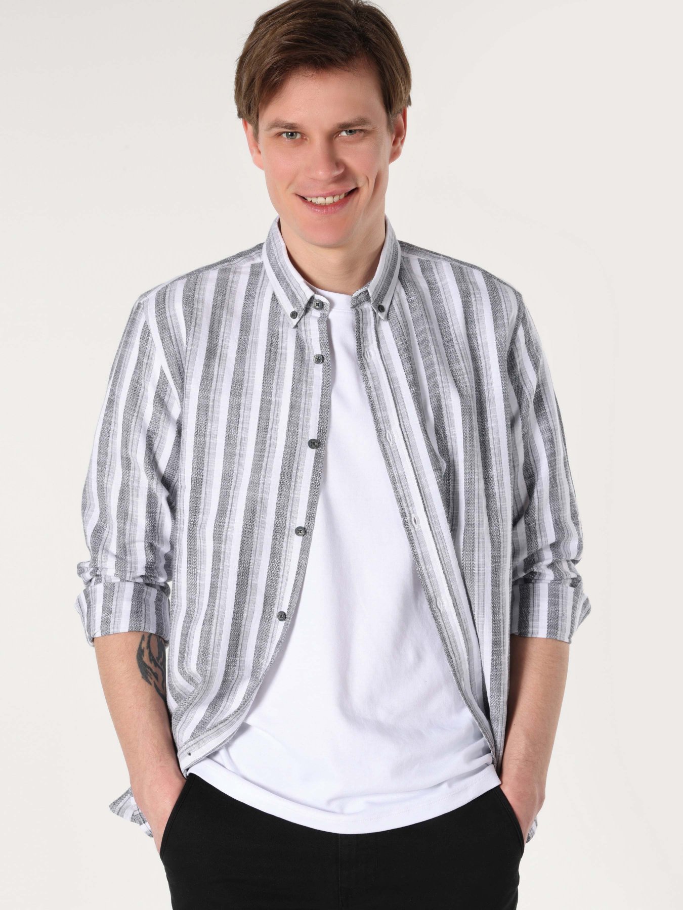 Сорочка Colin’s модель CL1063194ANT Фото