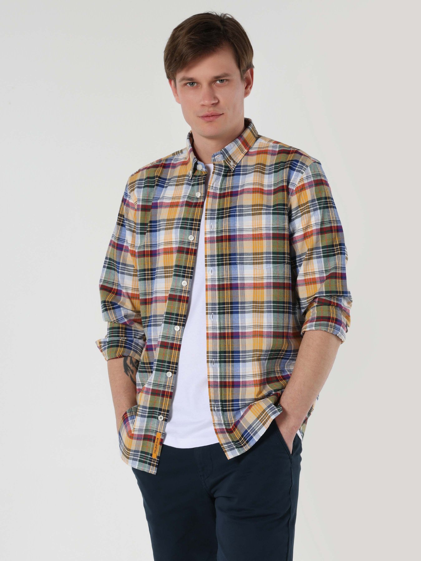 Рубашка повседневная Colin’s модель CL1063202MTC Фото