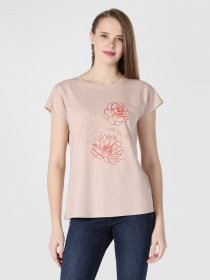 Футболка Colin’s модель CL1063241BEI Фото