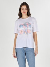 Футболка Colin’s модель CL1063246WHT Фото