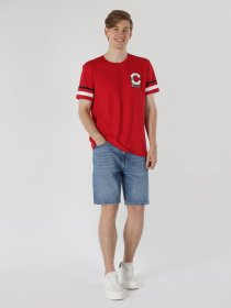 Футболка Colin’s модель CL1063279RED Фото