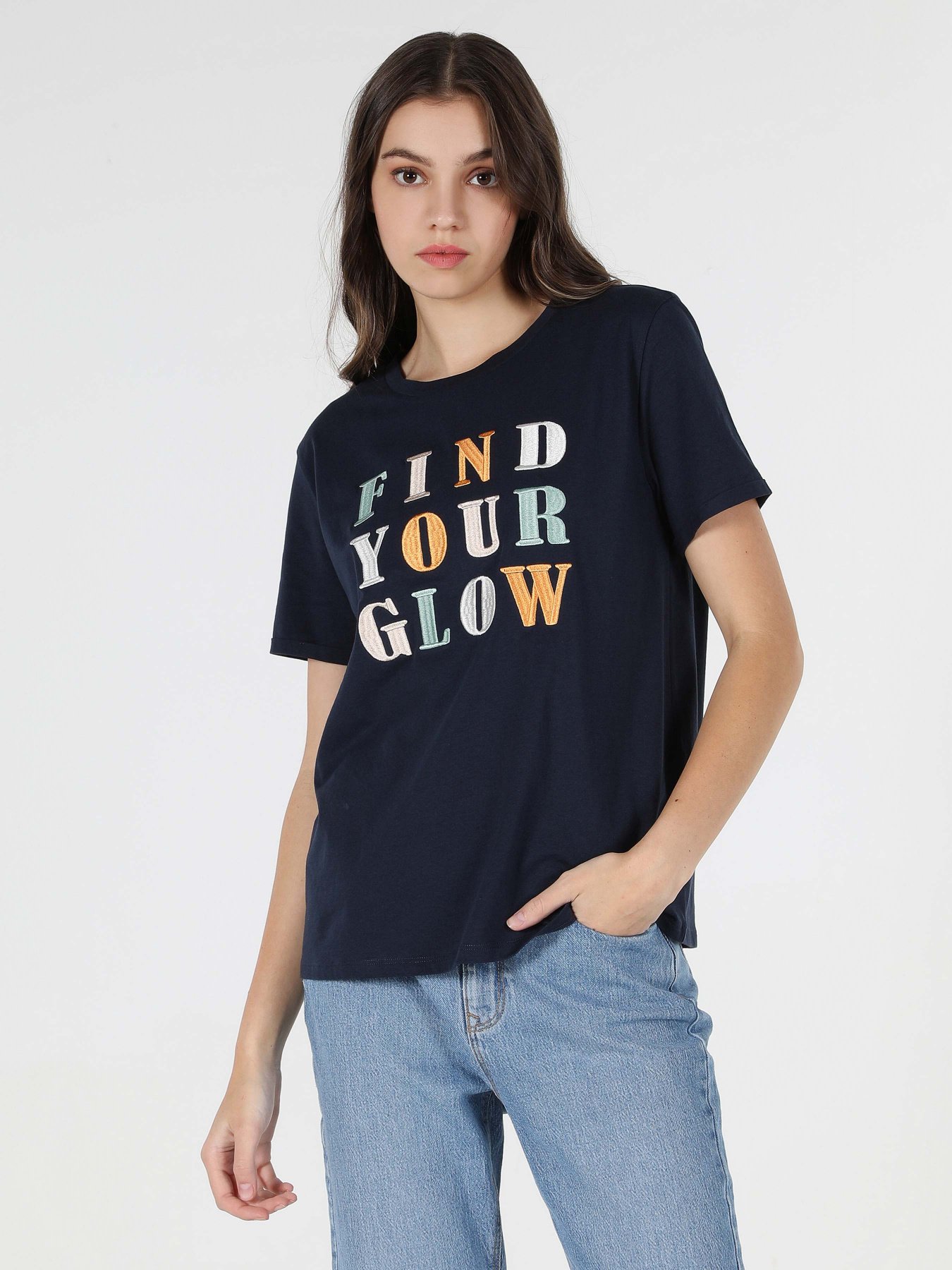 Футболка Colin’s модель CL1063349NAV Фото