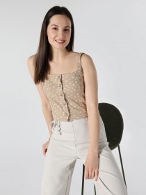 Майка Colin’s модель CL1063354BEI Майка Colin’s модель CL1063354BEI Фото