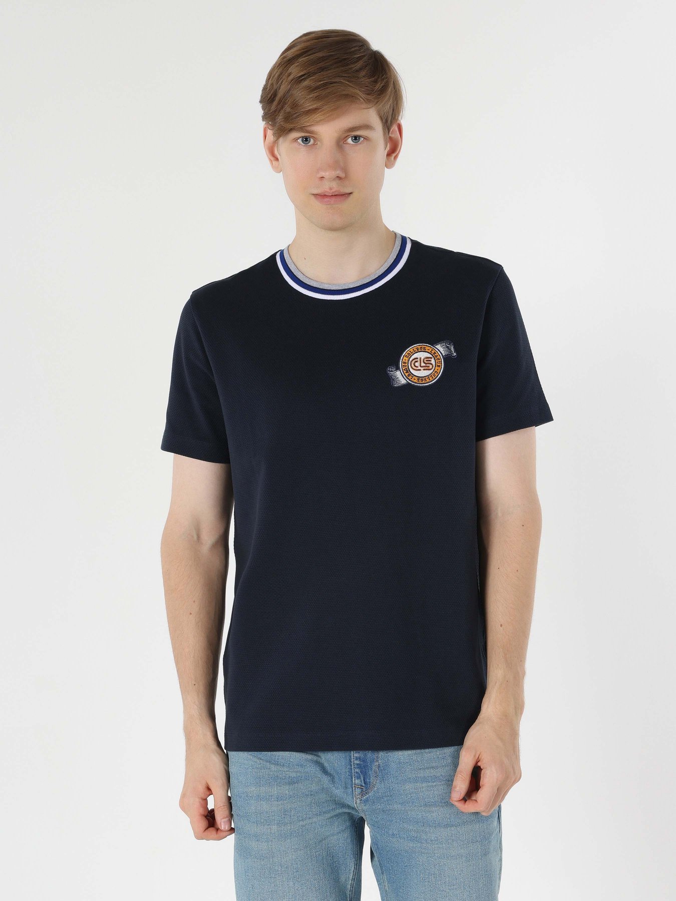 Футболка Colin’s модель CL1063355NAV Фото