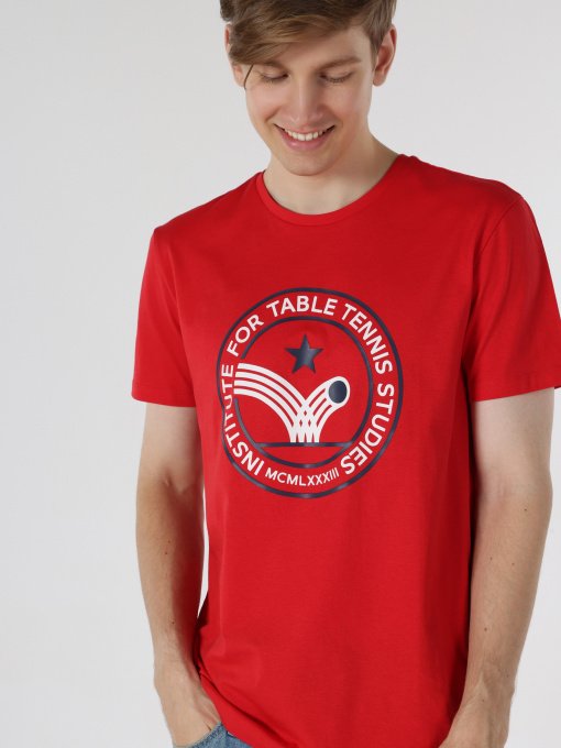 Футболка Colin’s модель CL1063357RED Фото