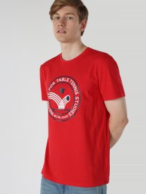 Футболка Colin’s модель CL1063357RED Фото