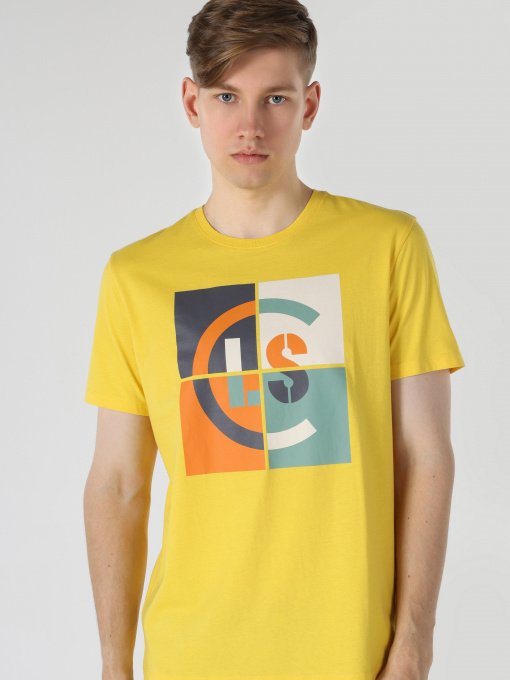 Футболка Colin’s модель CL1063363YLW Фото