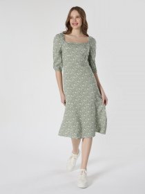 Сукня міді Colin’s модель CL1063370OLV Фото