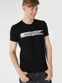 Футболка Colin’s модель CL1063396BLK Фото