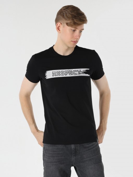 Футболка Colin’s модель CL1063396BLK Фото