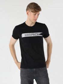 Футболка Colin’s модель CL1063396BLK Фото