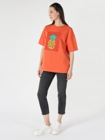 Футболка Colin’s модель CL1063409ORA Фото