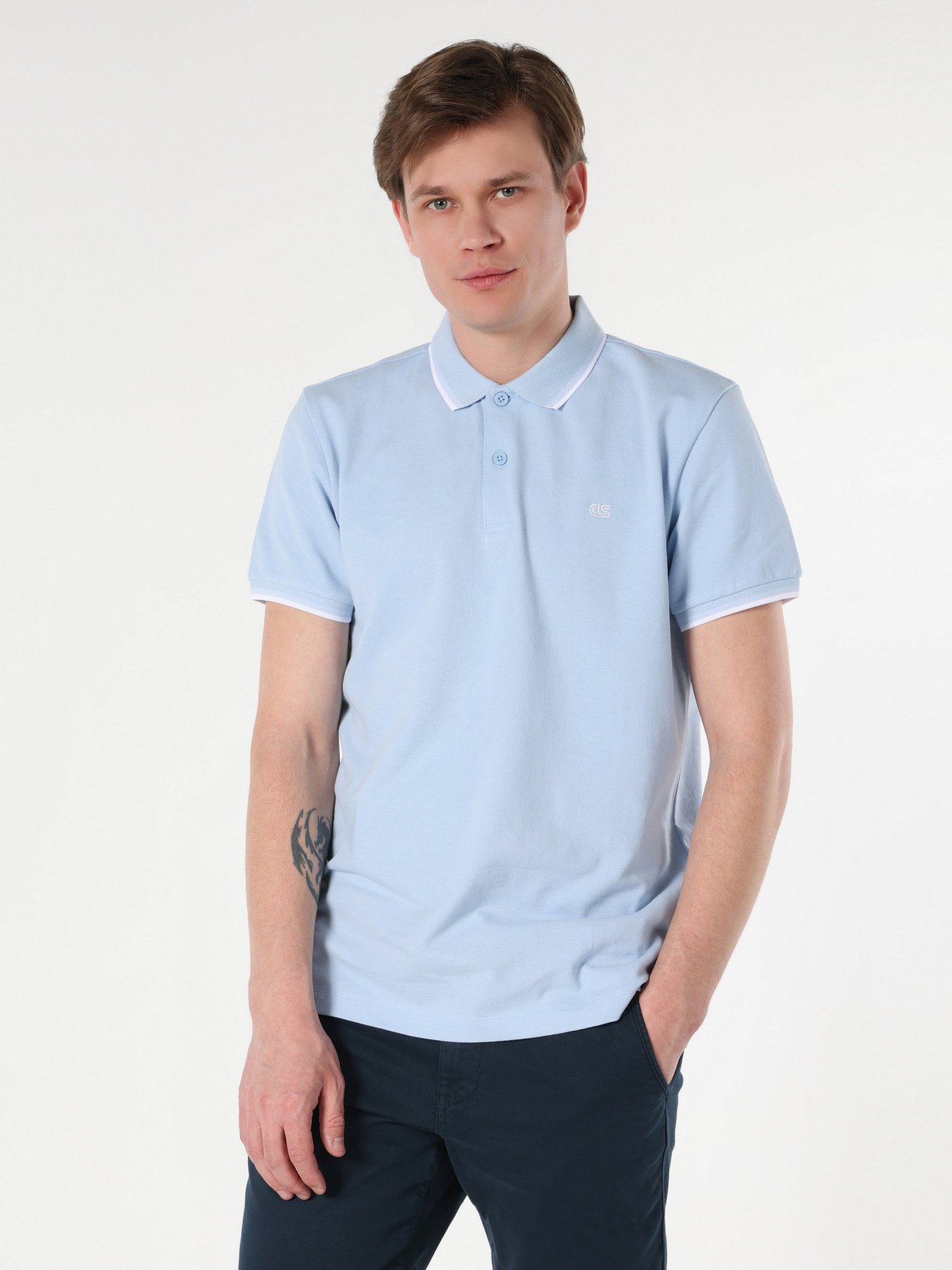 Поло Colin’s модель CL1063414LBL Фото