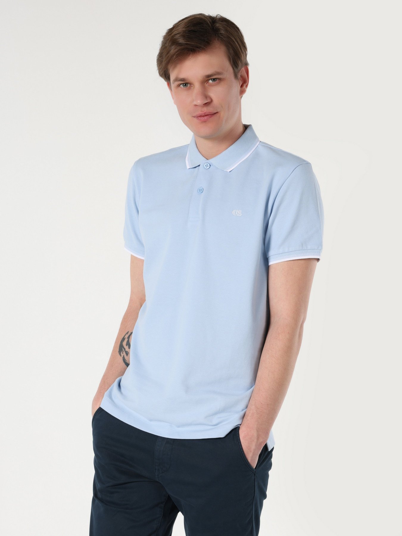 Поло Colin’s модель CL1063414LBL Фото