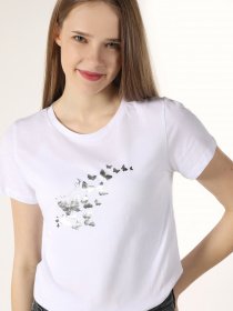 Футболка Colin’s модель CL1063428WHT Фото