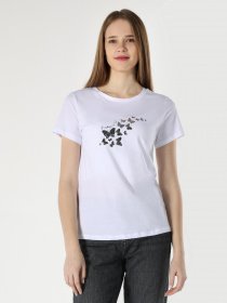 Футболка Colin’s модель CL1063428WHT Фото