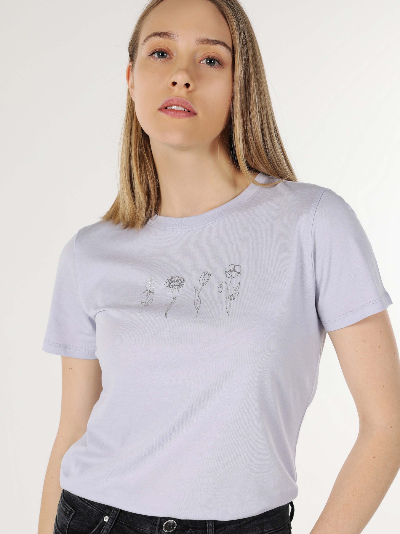 Футболка Colin’s модель CL1063429LAV Фото