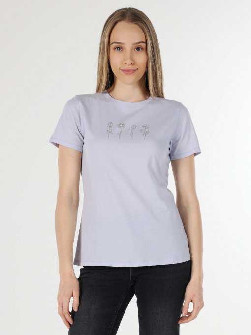 Футболка Colin’s модель CL1063429LAV Фото