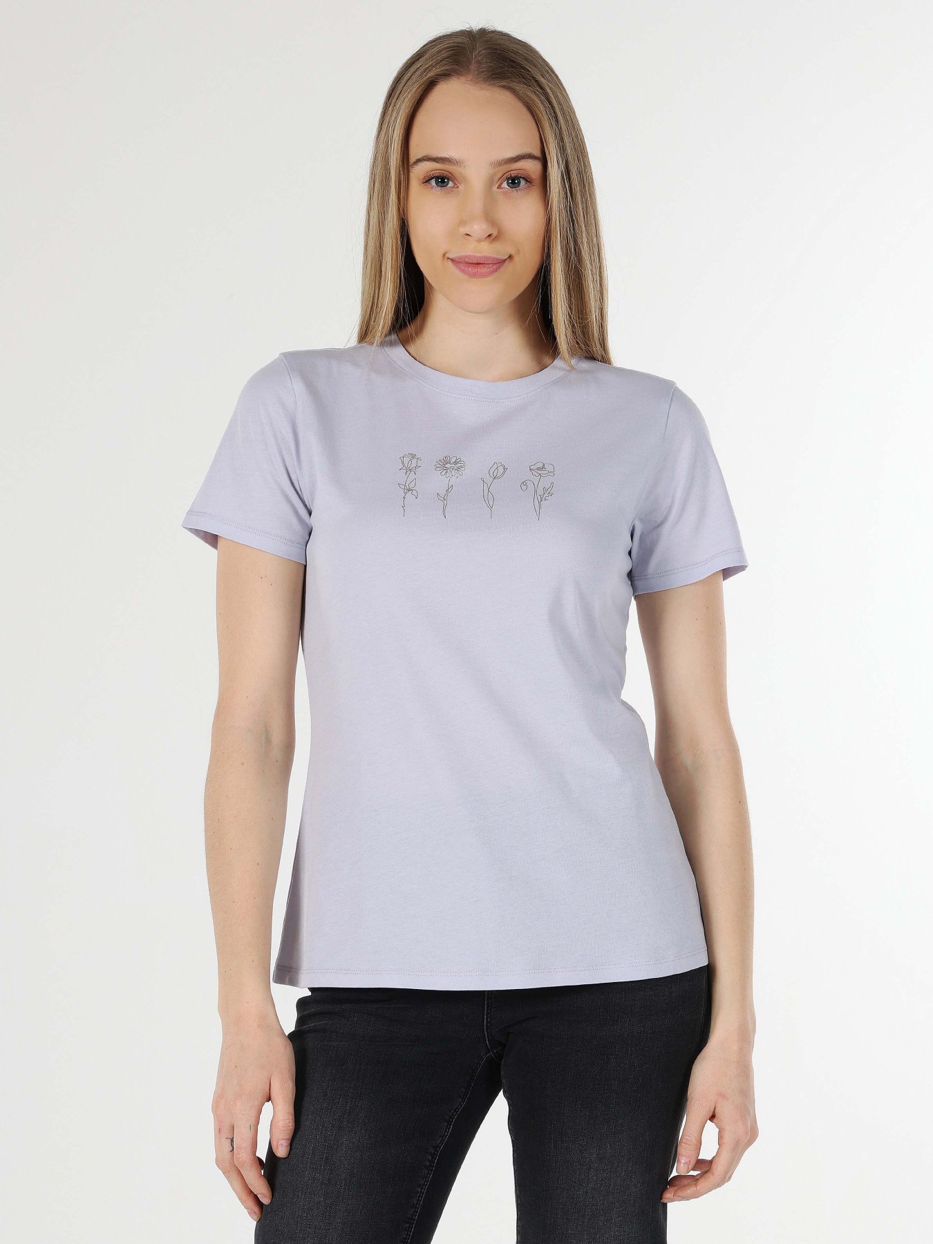 Футболка Colin’s модель CL1063429LAV Фото