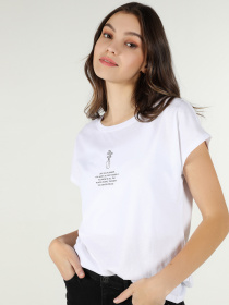 Футболка Colin’s модель CL1063443WHT Фото