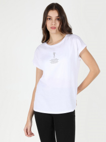 Футболка Colin’s модель CL1063443WHT Фото