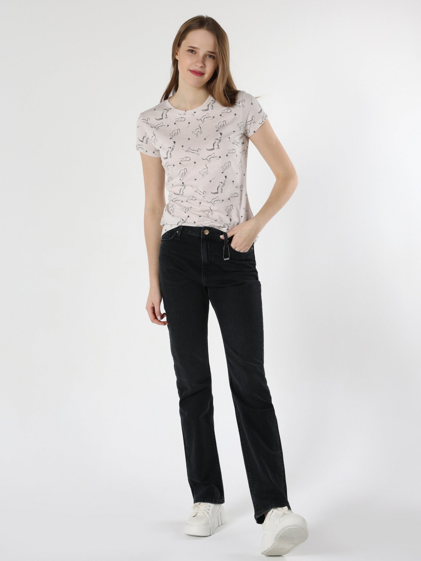 Футболка Colin’s модель CL1063445BEI Фото