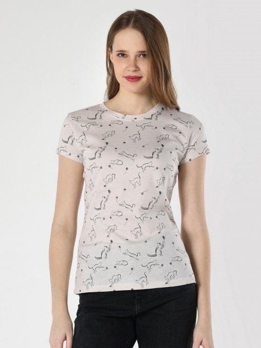 Футболка Colin’s модель CL1063445BEI Фото