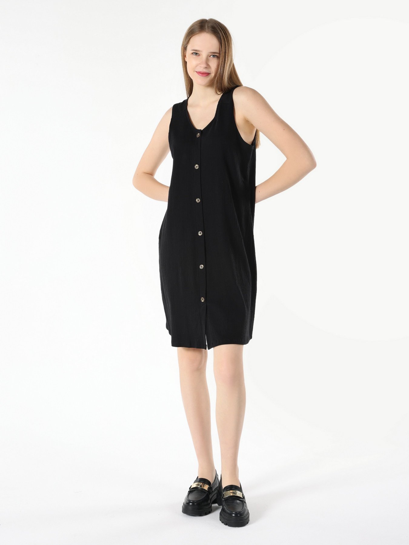 Платье мини Colin’s модель CL1063788BLK Фото