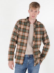 Рубашка повседневная Colin’s модель CL1059643KHA Рубашка повседневная Colin’s модель CL1059643KHA Фото