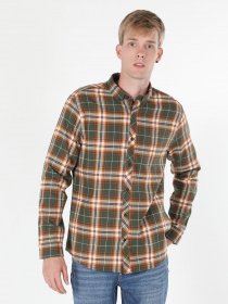 Рубашка повседневная Colin’s модель CL1059643KHA Рубашка повседневная Colin’s модель CL1059643KHA Фото