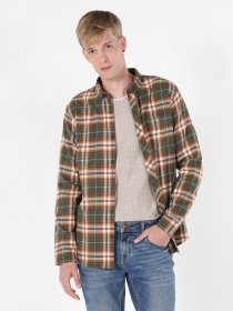 Рубашка повседневная Colin’s модель CL1059643KHA Рубашка повседневная Colin’s модель CL1059643KHA Фото