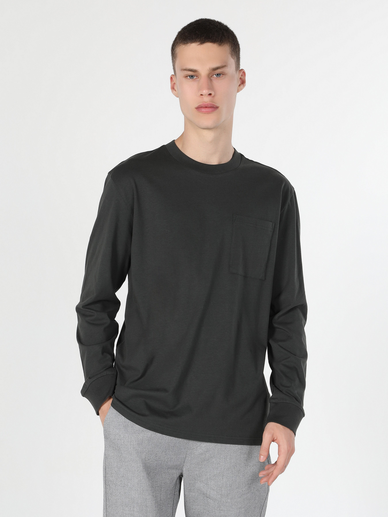 Лонгслів Colin’s модель CL1059666ANT Фото