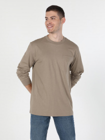 Лонгслив Colin’s модель CL1059666BEI Фото